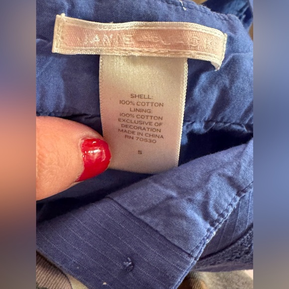 Janie and Jack Blue Kids Romper size 5 - Picture 3 of 4